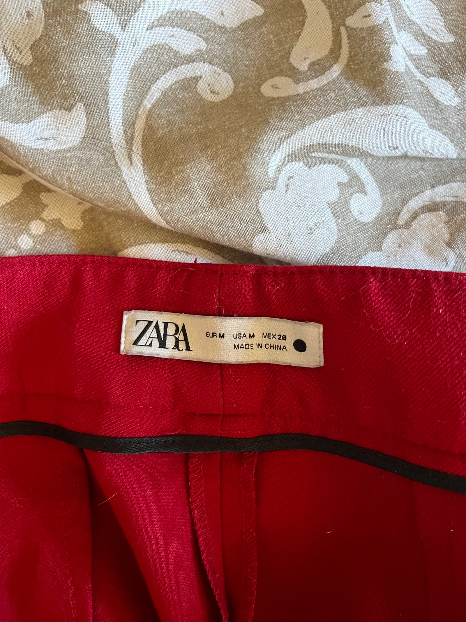 Zara red pants – photo 3
